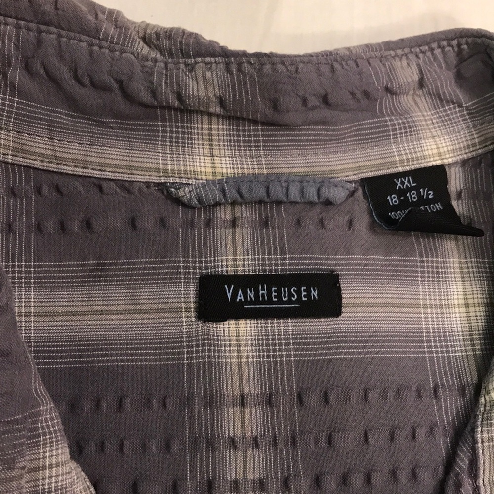 Van Heusen short sleeve shirt Size XXL - Picture 2 of 2